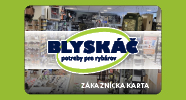 Zákaznícka karta BLYSKÁČ rybárske potreby