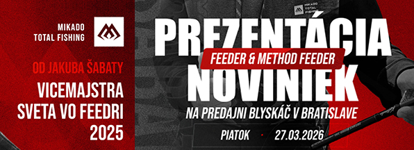 Prezentácia MIKADO noviniek feeder - Jakub Šabata