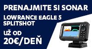 Prenajmite si sonar LOWRANCE v predajni BLYSKÁČ