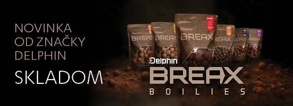 Boilies Delphin BREAX skladom