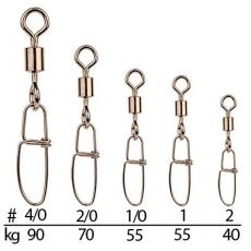 Obratlík Rolling Swivel with Crosslock Snap B-04 BN (5-10ks)