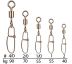 Obratlík Rolling Swivel with Crosslock Snap B-04 BN (5-10ks) 2/0