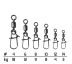 Obratlík Rolling Swivel with Micro Snap B-05 BN (10ks) 10