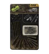 Závesný PIN klip s gumičkou Fox Camo Safety Lead Clip Kit (5x) EDGES