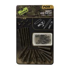 Závesný PIN klip s gumičkou Fox Camo Safety Lead Clip Kit (5x) EDGES