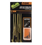Montáž Fox Lead Clip Tubing Kwik Khaki Change Kit (3x) EDGES 