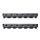 Držiak prútov na stenu MIKADO HORIZONTAL ROD RACK (1pár)