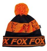 Čiapka FOX Black & Orange Lined Bobble