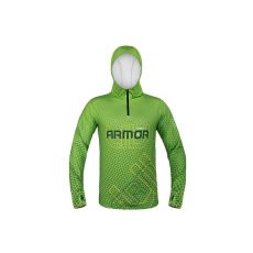 Tričko s kapucňou Delphin UV ARMOR 50+ Neon