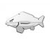 3D nálepka Delphin CARP Chróm