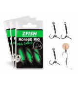 Kaprový nadväzec Ronnie Rig Zfish (3ks)