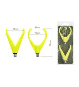 Sada držiakov Delphin HoldSET / fluo žltá