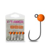 Volfrámový jig Delphin T-AREA BL / 5ks - fluo oranžový