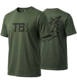 Tričko TB Baits Hidden Carp Green