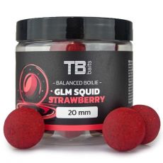 TB Baits Vyvážené Boilie Balanced GLM Squid Strawberry 100 g