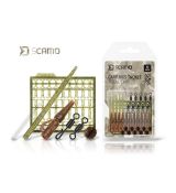 Set kaprárskych montáží Delphin sCAMO Total CARP / 10 setov