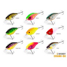 Wobler Delphin WOBBY CRANK-SH 5cm/8g plávajúci