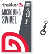 Obratlík s krúžkom Trakker Micro Ring Swivel vel.20 (10ks)