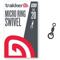 Obratlík s krúžkom Trakker Micro Ring Swivel vel.20 (10ks)