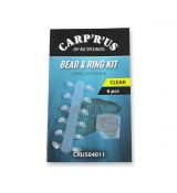Zarážka krúžka na háčik Carp´R´Us Bead & Ring Kit Long Distance (12+6ks)