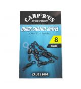 Obratlík Carp´R´Us Quick Change Swivel - veľ.8 (8ks)